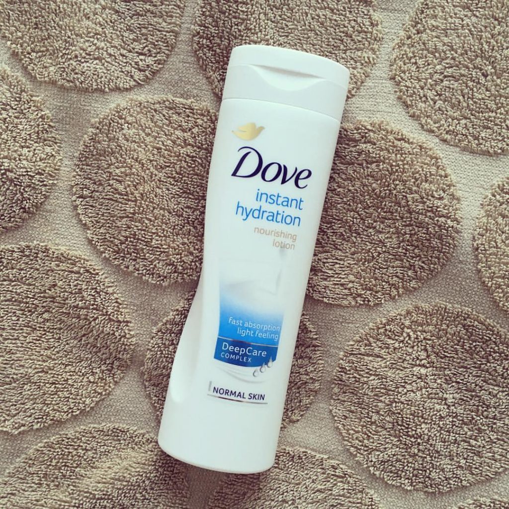 Dove instant hydration lotion
